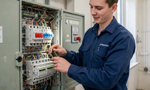 Eerste monteur elektrotechnische installaties in de gebouwde omgeving/industriële installaties en systemen's image